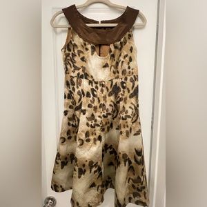 Mini dress cheetah print